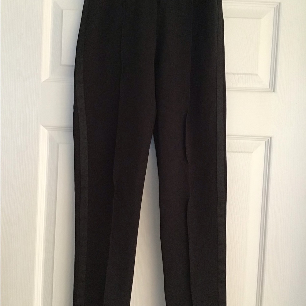 Lily Pulitzer Black Ponte  Tuxedo Travel Pants S